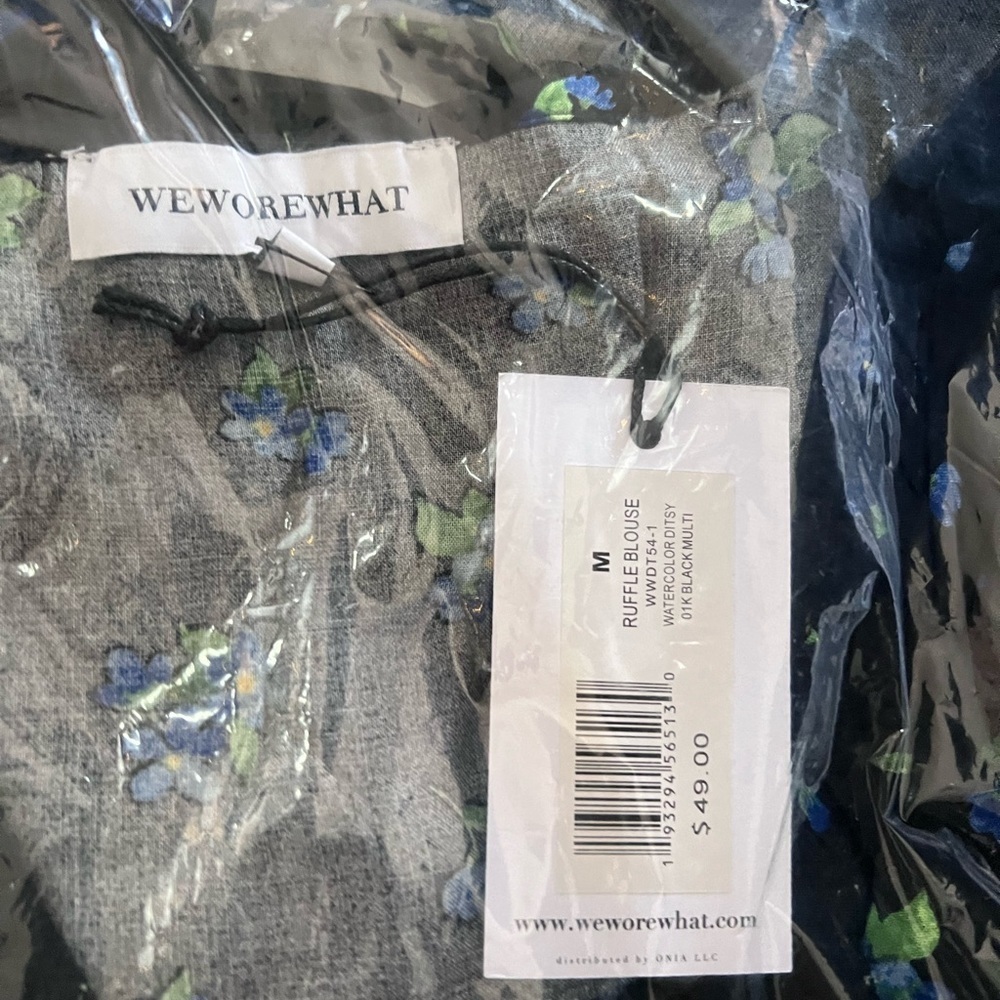 WeWoreWhat Ruffle Blouse - NWT - Picture 5 of 5